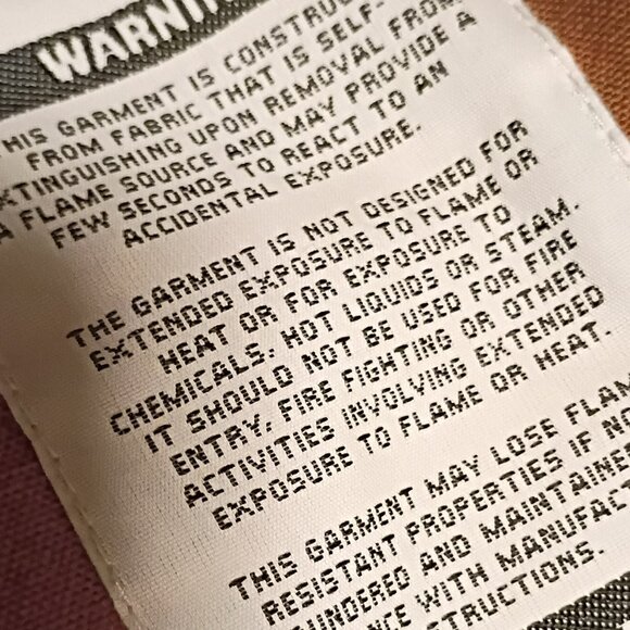 Carhartt Vest for Men XL Brown, FR Fire Resistant Duck Insulated Workwear - Picture 5 of 8